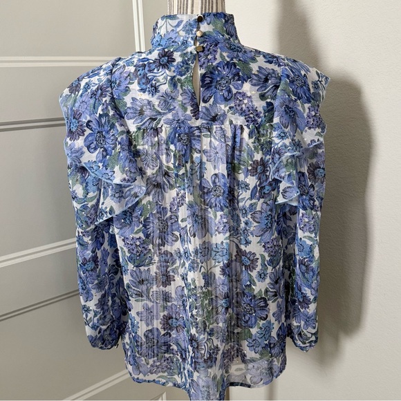 Sabina Musayev Revolve Honey Top – White Floral – Size M - Picture 4 of 6